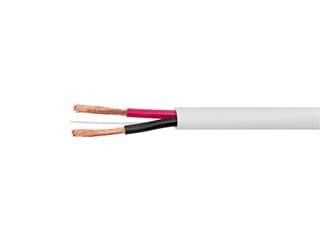Monoprice Speaker Wire, CL2 Rated, 2-Conductor, 12AWG, 500ft, White