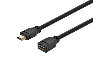 Product Image for 8inch 28AWG High Speed Male to Female HDMI® Port Saver - Black