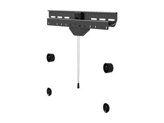 Monoprice SlimSelect Series No Stud Hanger Low Profile Fixed TV Mount with Tilting Spacers for LED TVs 37in to 80in, Max Weight 110 lbs., VESA Patterns up to 600x400