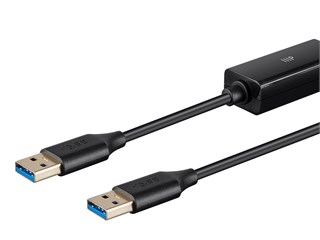 Monoprice USB Type-A to USB Type-A Data Link Cable, USB 3.0, 6ft, Black