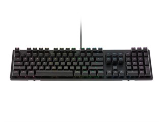 Dark Matter by Monoprice Aether Optical Mechanical Gaming Keyboard - Light Strike LK Red, RGB, IP57 Rated, Aluminum, Wired