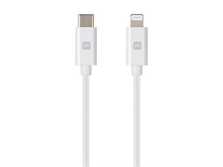 Monoprice USB C To Lightning Cable - 6 Feet - White ( MFI Certified ) Fast Charging, Compatible with Apple iPhone 13 / Pro / Pro Max / AirPods Pro - Select Series