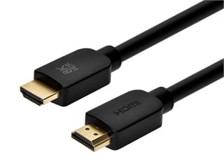 Monoprice 8K Certified Ultra High Speed HDMI Cable - 8K@60Hz, 4K@120Hz, 48Gbps, HDR, VRR, 3ft, No Logo, Black