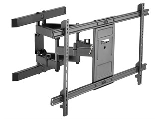 Monoprice Commercial Series Full-Motion Articulating TV Wall Mount Bracket For LED TVs 43in to 90in, Max Weight 132 lbs, Extension Range of 3in to 16.9in, VESA Up to 800x400, Fits Curved Screens
