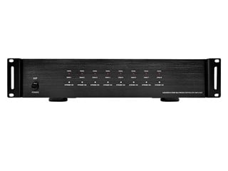 Monoprice 8-Zone Home Audio Multizone Controller and Amplifier Kit, NO LOGO