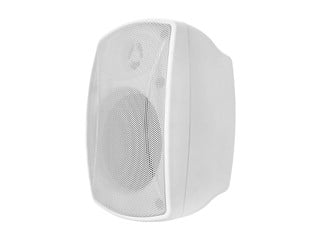 Monoprice WS-7B-42-W 4in. Weatherproof 2-Way 70V Indoor/Outdoor Speaker, White (Each)