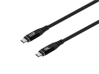 Monoprice USB4 40Gbps Cable - 240W EPR, 8K HDR, USB-IF Certified, Braided, Ultra High-Speed, 3ft, Black