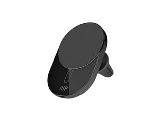 Monoprice Wireless Car Charging Mount - Qi2 Certified, 15W, for iPhone 12-17 & Galaxy S25/S26 Series