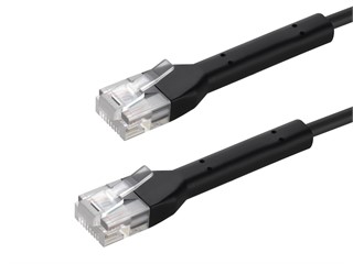 Monoprice Cat6 Ethernet Patch Cable - Bendable UTP 28AWG 0.5ft Black
