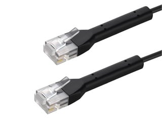 Monoprice Cat6A Ethernet Patch Cable - Bendable UTP 30AWG 2ft Black
