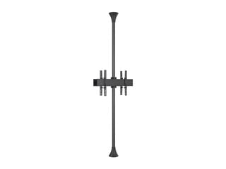 Monoprice Commercial Series Floor to Ceiling Mount for Back-to-Back Menu Board Portrait and Landscape Displays & Order Kiosks, Fits 32" to 75" TVs