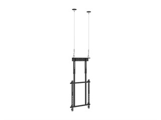 Monoprice Commercial Series Suspended Wire Ceiling Mount for Portrait Display Window Shopping, Fit 43"-65" TVs