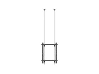 Monoprice Commercial Series Suspended Wire Back-to-Back Ceiling Mount for Portrait Displays Window Shopping, Fits 43''-65''TVs