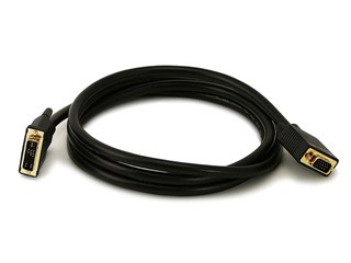 Product Image for 6ft 28AWG DVI-A to SVGA (HD15) Cable - Black