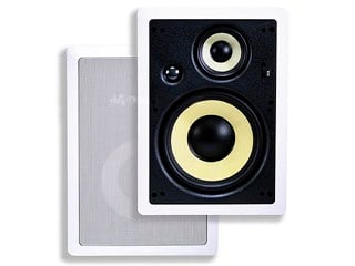 Monoprice Caliber 8in Fiber In-Wall Speakers 3-Way (pair)