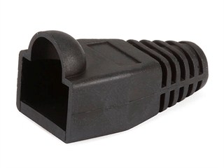 Product Image for [50pcs] RJ-45 Color Coded Strain Relief Boots - BLACK