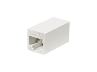 Monoprice Cat6 RJ45 Modular Inline Coupler, White