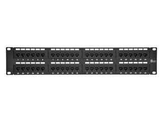 Monoprice 48-port Cat6 Patch Panel, 110 Type (568A/B Compatible)
