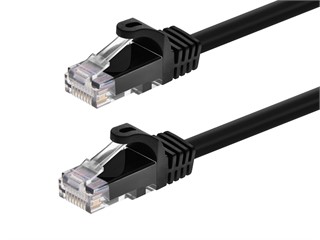 Monoprice Cat6 Ethernet Patch Cable - FLEXboot, Snagless RJ45, Stranded, 550MHz, UTP, Pure Bare Copper, 24AWG, 5ft, Black