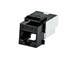 View product image Monoprice Cat5e Punch Down Slim Keystone Jack for 23-26AWG Solid Wire, Black - image 1 of 3