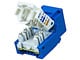 View product image Monoprice Cat6 RJ-45 Toolless Keystone - Blue - image 2 of 4