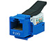 View product image Monoprice Cat6 RJ-45 Toolless Keystone - Blue - image 3 of 4