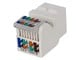 View product image Monoprice Cat6 RJ45 Toolless Keystone Jack for 22-24AWG Solid Wire, White - image 5 of 6