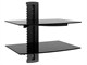 View product image Monoprice 2 Shelf Wall Mount Bracket for TV Components with Weight Capacity 17.6 lbs. per Shelf - image 1 of 4