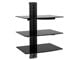 View product image Monoprice 3 Tier Electronic Component Glass Shelf Wall Mount Bracket with Cable Management System - image 1 of 4