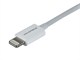 View product image Monoprice 4-inch MFi Certified Lightning to USB Charge/ Sync Cable for iPad, iPhone, and iPod, White - image 3 of 4