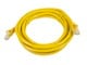 View product image Monoprice FLEXboot Cat5e Ethernet Patch Cable - Snagless RJ45, Stranded, 350MHz, UTP, Pure Bare Copper Wire, 24AWG, 20ft, Yellow - image 2 of 2