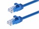 View product image Monoprice FLEXboot Cat5e Ethernet Patch Cable - Snagless RJ45, Stranded, 350MHz, UTP, Pure Bare Copper Wire, 24AWG, 0.5ft, Blue - image 1 of 2