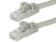 View product image Monoprice FLEXboot Cat6 Ethernet Patch Cable - Snagless RJ45, Stranded, 550MHz, UTP, Pure Bare Copper Wire, 24AWG, 0.5ft, Gray - image 1 of 2