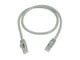 View product image Monoprice FLEXboot Cat6 Ethernet Patch Cable - Snagless RJ45, Stranded, 550MHz, UTP, Pure Bare Copper Wire, 24AWG, 0.5ft, Gray - image 2 of 2