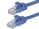 View product image Monoprice FLEXboot Cat5e Ethernet Patch Cable - Snagless RJ45, Stranded, 350MHz, UTP, Pure Bare Copper Wire, 24AWG, 100ft, Blue - image 1 of 2