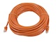 View product image Monoprice FLEXboot Cat6 Ethernet Patch Cable - Snagless RJ45, Stranded, 550MHz, UTP, Pure Bare Copper Wire, 24AWG, 100ft, Orange - image 2 of 2