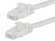 View product image Monoprice FLEXboot Cat6 Ethernet Patch Cable - Snagless RJ45, Stranded, 550MHz, UTP, Pure Bare Copper Wire, 24AWG, 100ft, White - image 1 of 2