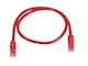 View product image Monoprice Cat6 1ft Red Patch Cable, UTP, 24AWG, 550MHz, Pure Bare Copper, Snagless RJ45, Flexboot Series Ethernet Cable - image 2 of 2