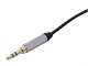 View product image Monoprice 3.5mm Flat TRS Audio Patch Cable, 6ft Black - image 3 of 4