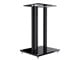 View product image Monoprice Glass Floor Speaker Stands (pair), Black - image 2 of 3