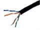View product image Monoprice Cat5e Ethernet Bulk Cable - Solid, 350MHz, UTP, CMR, Riser Rated, Pure Bare Copper Wire, 24AWG, No Logo, 1000ft, Black (UL) - image 1 of 1