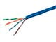 View product image Monoprice Cat5e Ethernet Bulk Cable - Solid, 350MHz, UTP, CMR, Riser Rated, Pure Bare Copper Wire, 24AWG, No Logo, 1000ft, Blue (UL) - image 1 of 1