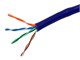 View product image Monoprice Cat5e Ethernet Bulk Cable - Solid, 350MHz, UTP, CMR, Riser Rated, Pure Bare Copper Wire, 24AWG, No Logo, 1000ft, Purple (UL) - image 1 of 1