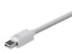 View product image Monoprice Mini DisplayPort 1.2a / Thunderbolt to VGA Active Adapter, White - image 4 of 4
