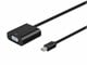 View product image Monoprice Mini DisplayPort 1.2a / Thunderbolt to VGA Active Adapter, Black - image 1 of 4