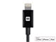 View product image Monoprice Essential Apple MFi Certified Lightning to USB Type-A Charging Cable - 6ft, Black - image 5 of 6