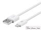 View product image Monoprice Essential Apple MFi Certified Lightning to USB Type-A Charging Cable - 6ft, White - image 2 of 6