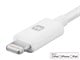View product image Monoprice Essential Apple MFi Certified Lightning to USB Type-A Charging Cable - 6ft, White - image 3 of 6