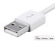 View product image Monoprice Essential Apple MFi Certified Lightning to USB Type-A Charging Cable - 6ft, White - image 4 of 6