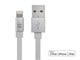 View product image Monoprice Premium Flat Apple MFi Certified Lightning to USB Type-A Charging Cable - 6in, White - image 1 of 6